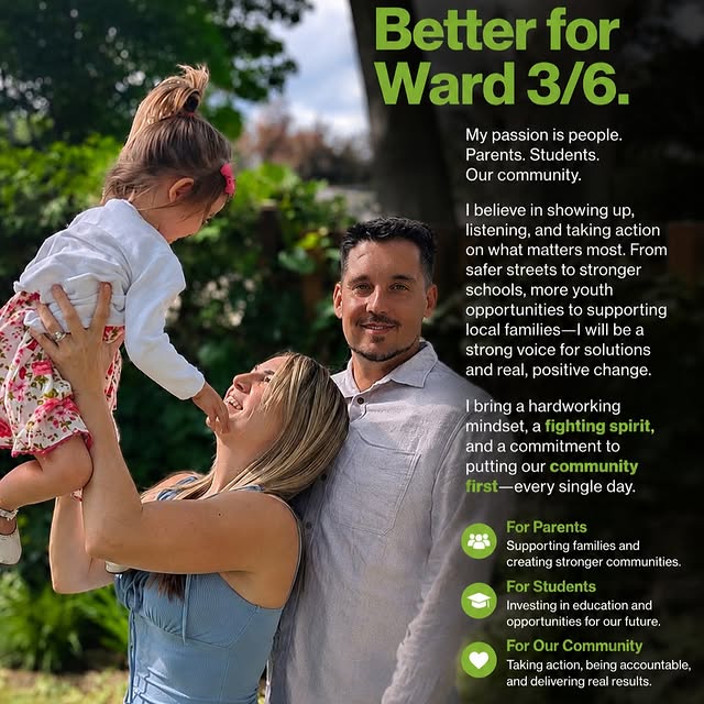 Roman Soler campaign Instagram post about listening to parents, students, and residents