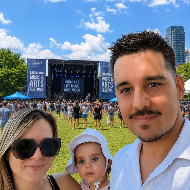 Roman Soler Instagram post from a Burlington community event